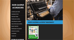 Desktop Screenshot of oficinadeacordeon.com